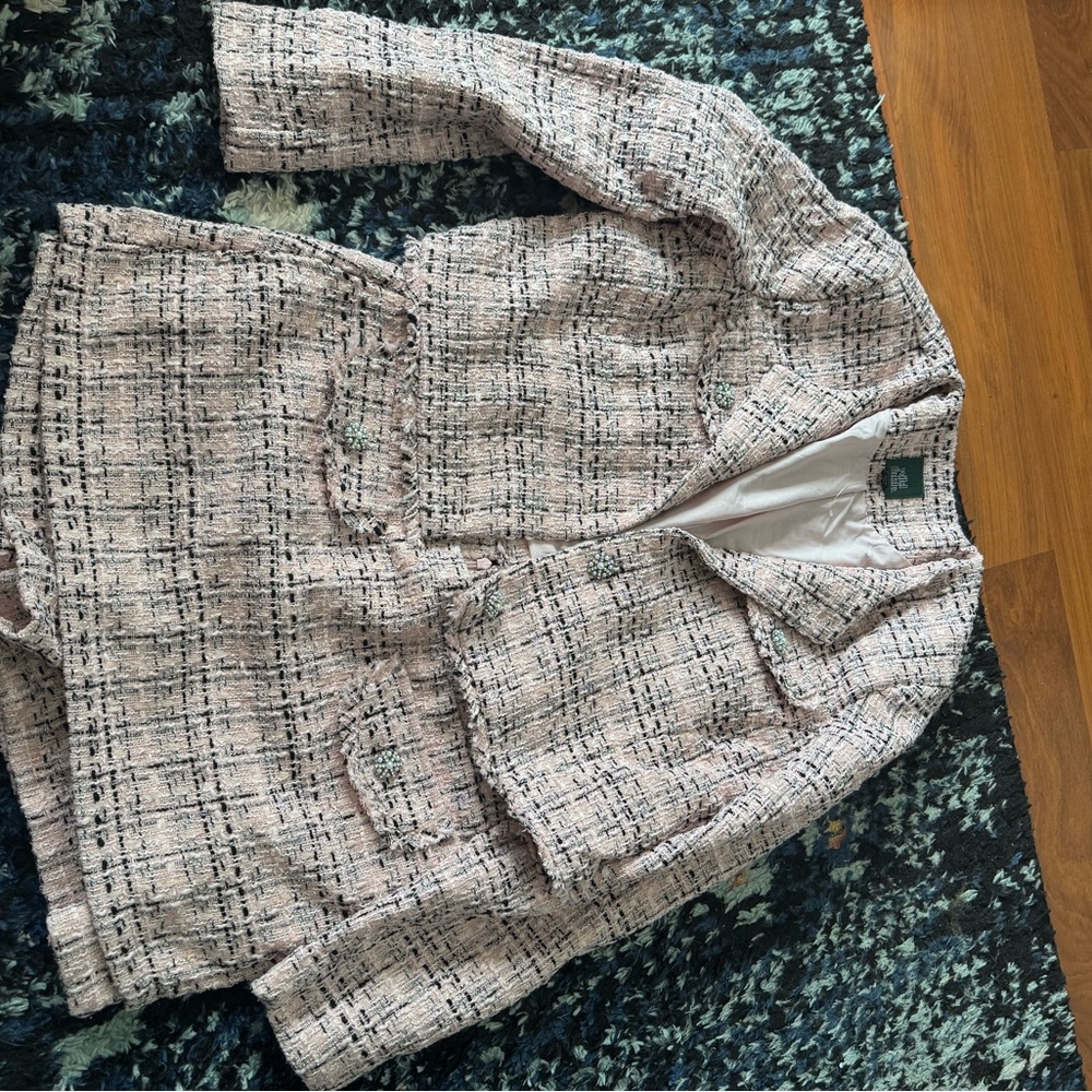 Wild Fable Pink Tweed Blazer
